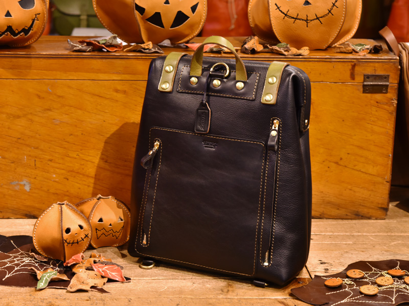 ラックスリュック(R-143-W)ハロウィン仕様 後面の様子