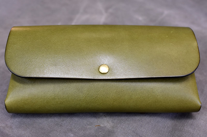 ダブルフラップ長財布(WL-2) 新品のグリーン