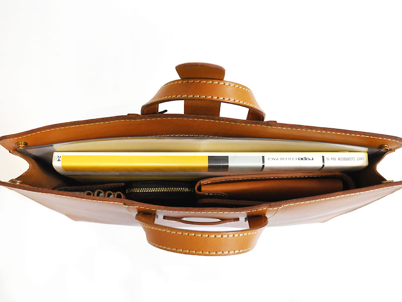 二本手薄マチビジネスバッグ(BW-101)収納例