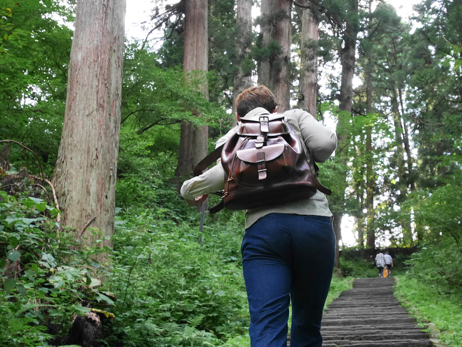 インパクト大！迫力のWポケットリュック(R-9)でお出かけ