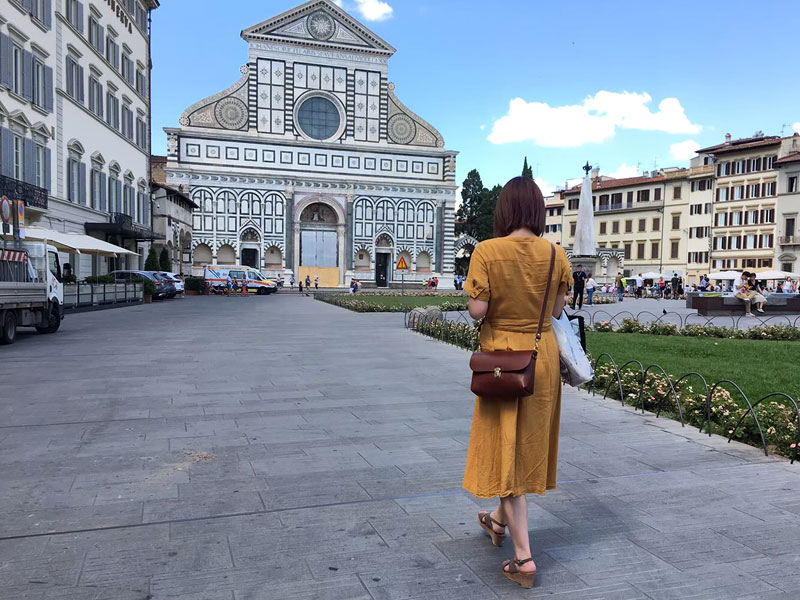 シンプルショルダーバッグ(TB-1915) レディース着用