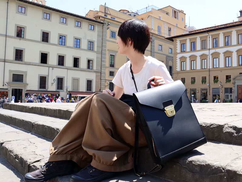 スクエアリュック(TB-1914) 使用例