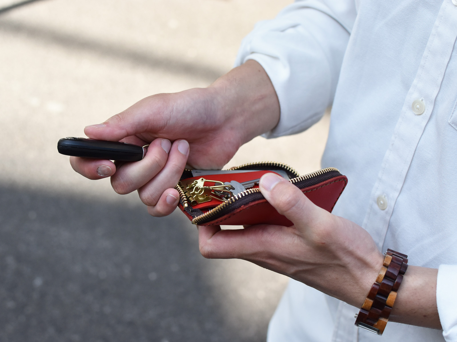 実践！スマートキーが収納できるキーケース