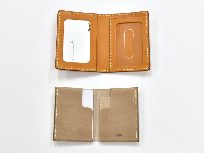 ミニマムパスケース(NSA-14)と二つ折りパスケース(KC-32)比較2