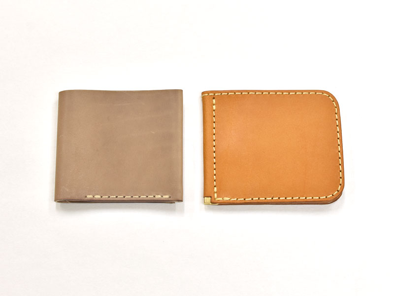 ネオミニマム札入れ(NSA-11)とマネークリップ(WS-13-H)比較1