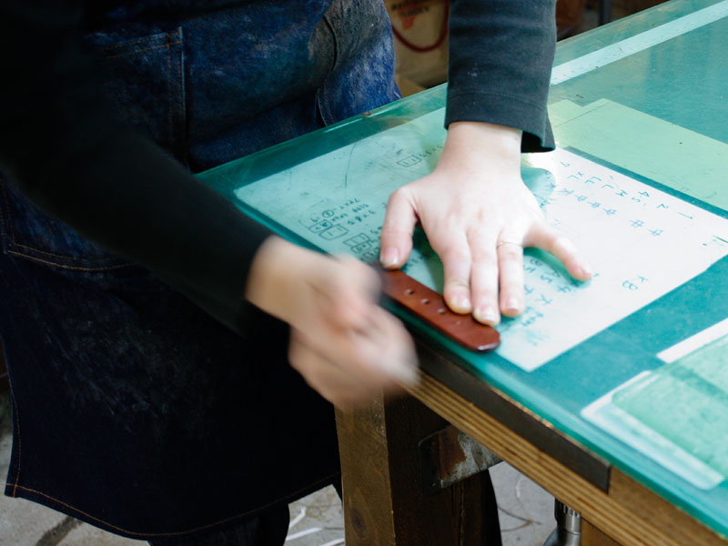 前ポケミニリュック(TB-1948) 製作の様子2