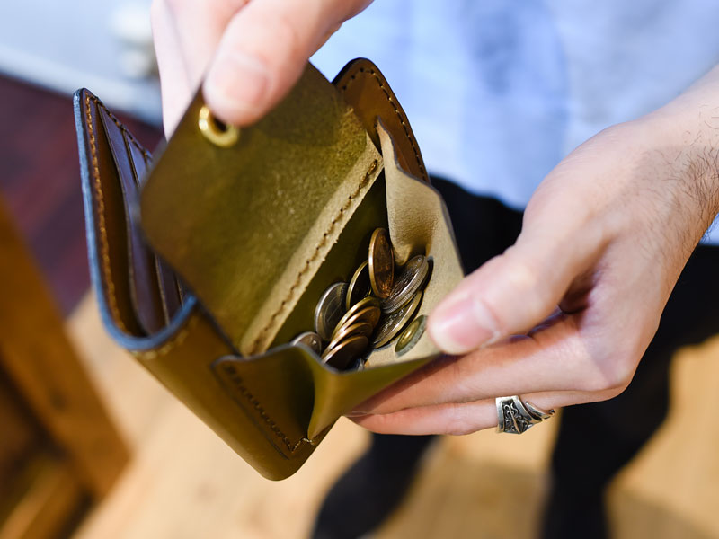 二つ折り財布(WS-7)　小銭入れ