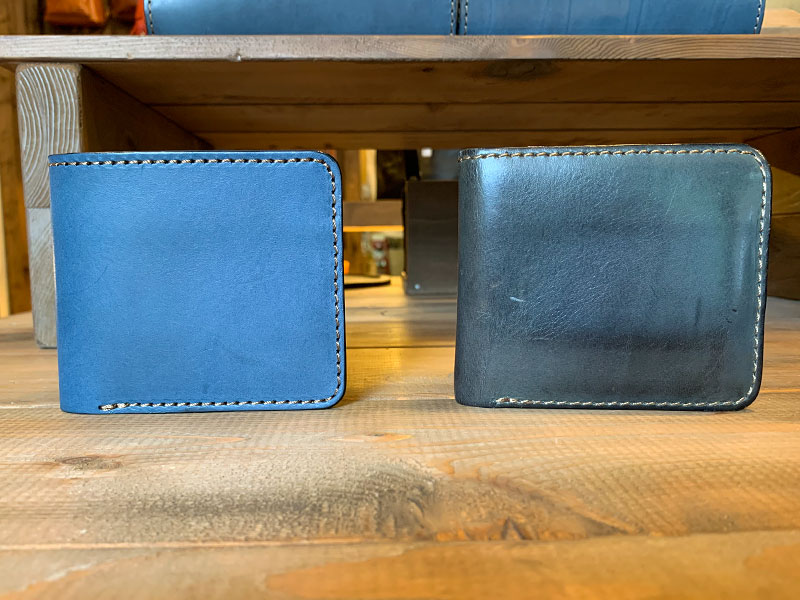 デニムブルー 7ヶ月使用の財布3