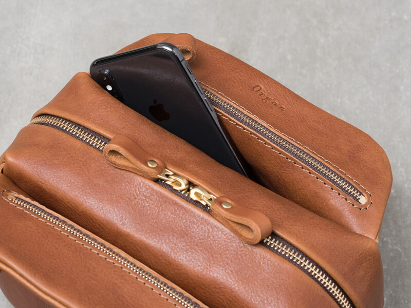 ファスナーハンドバッグ(G-83) ポケット