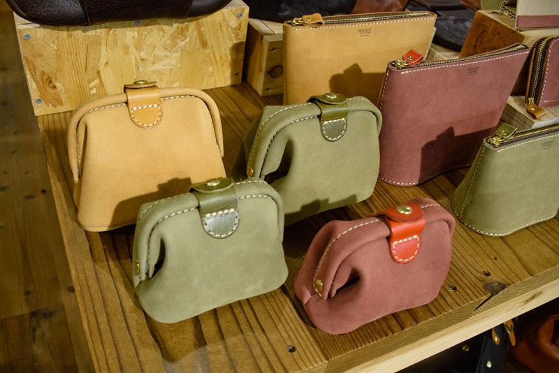 ガマ口ポーチ(KF-143) ヌバック特別仕様