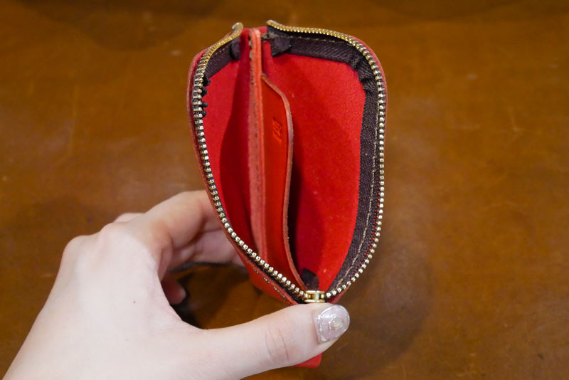 仕切り付きミニ財布(KK-2) オープン