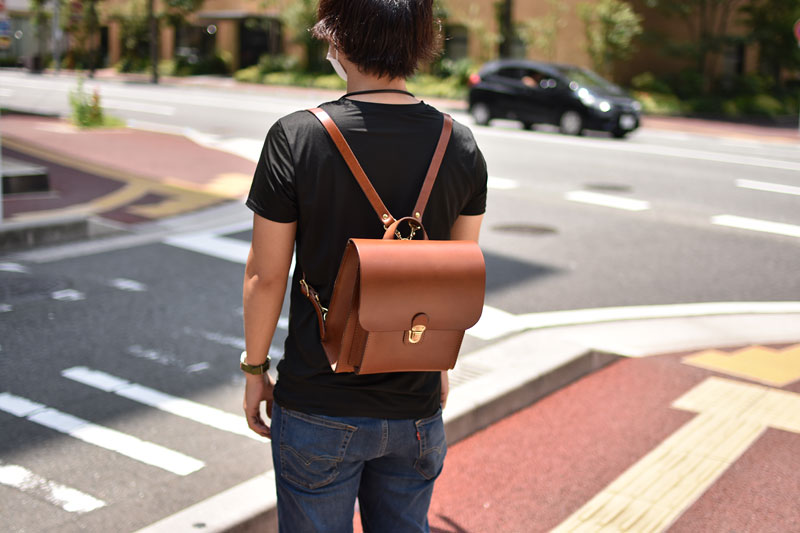 ミニリュック(MB-2108) メンズ着用