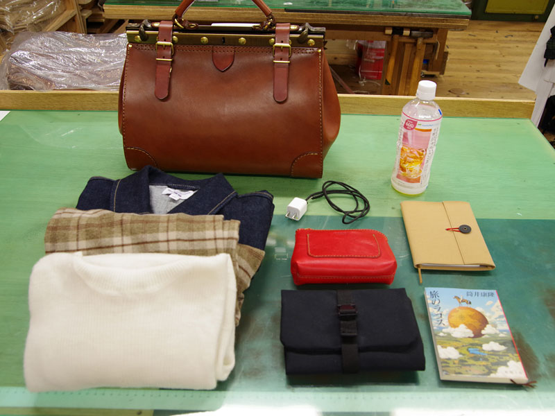 ミドルボストン(P-9) 収納例