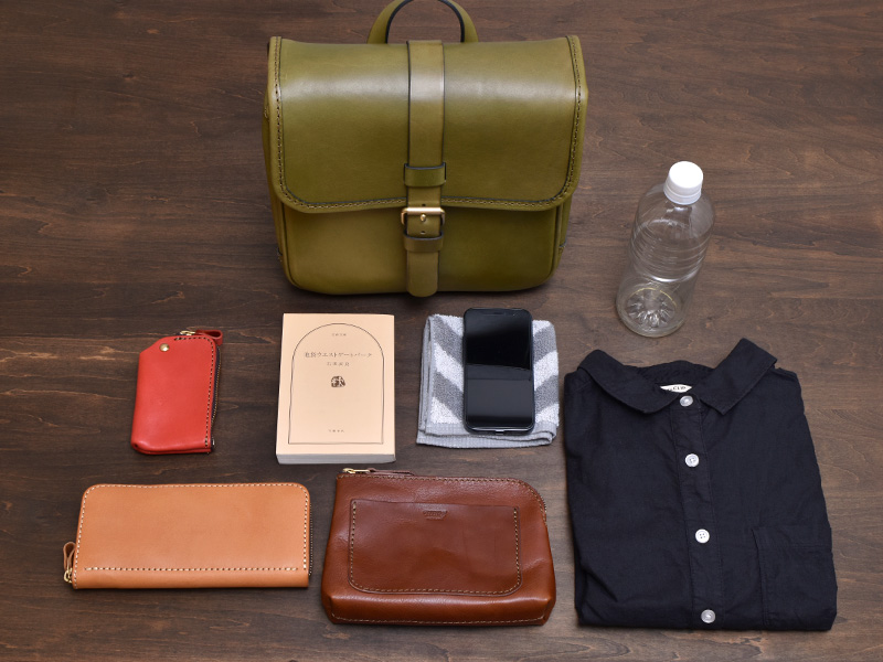 コンパクトスクエアリュック(MB-2103)収納例