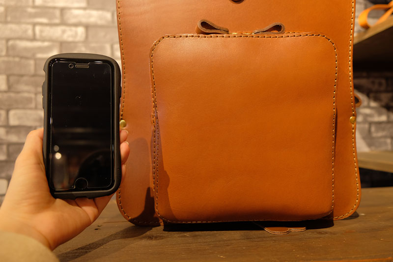 パフトゥリュック 前面ポケット