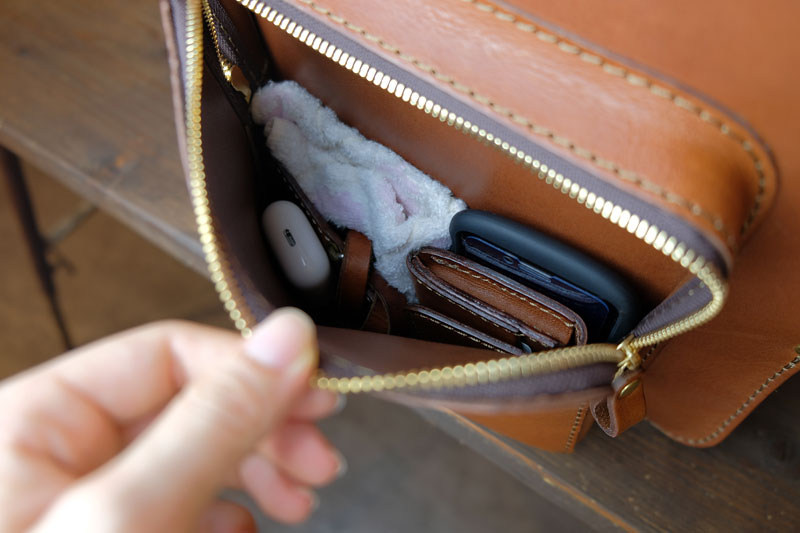 パフトゥリュック ポケット収納