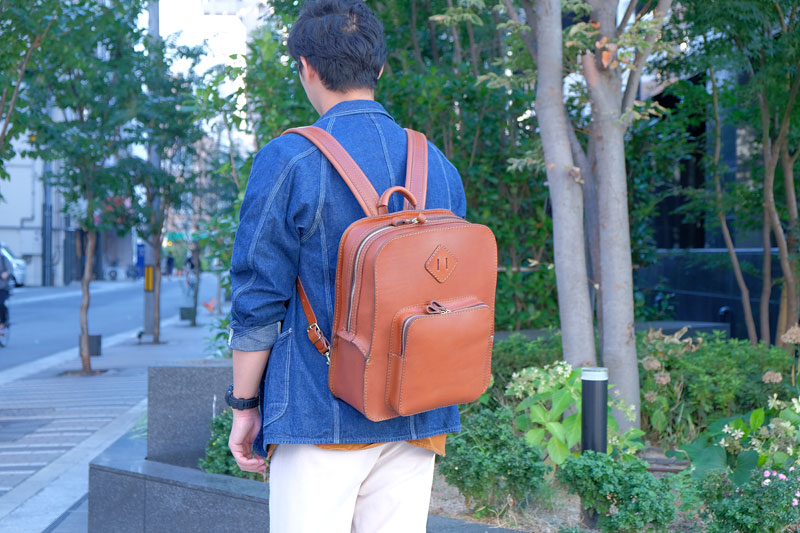 パフトゥリュック メンズ着用2