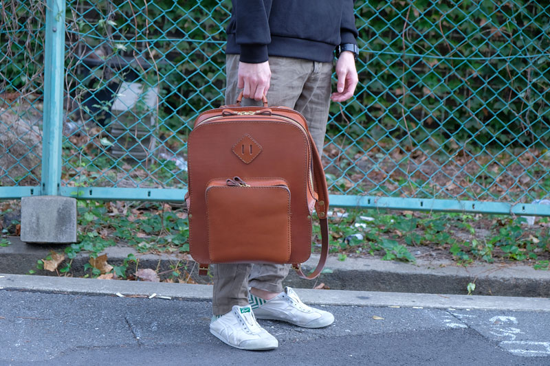 パフトゥリュック メンズ着用5