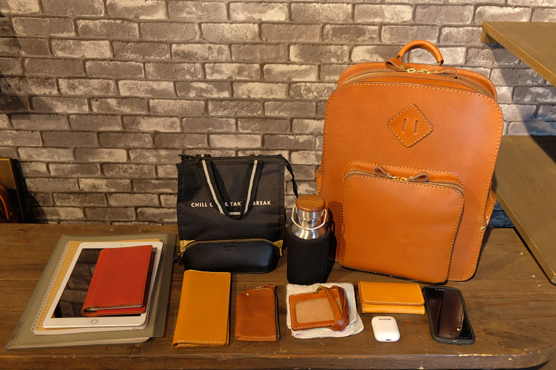 パフトゥリュック 収納例