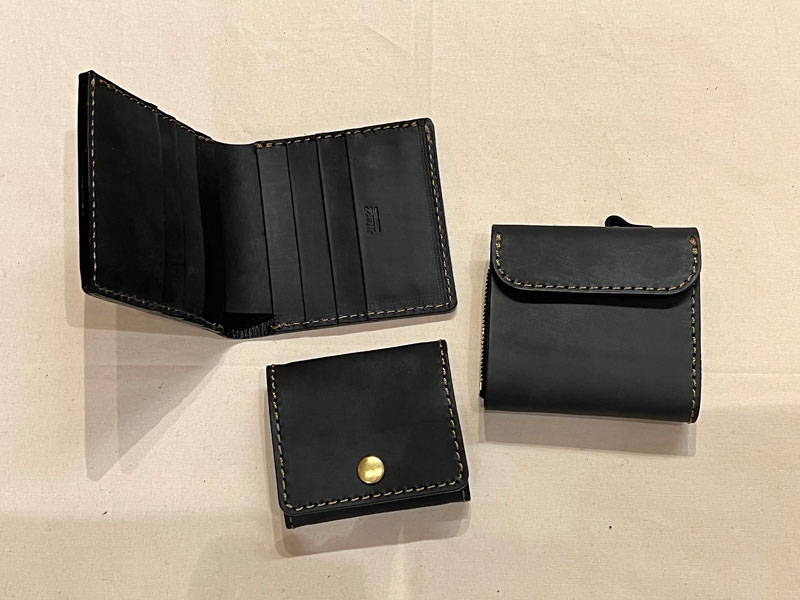 二つ折り財布(WS-4) シンプル小銭入れ(KK-23) ライトウォレット(WS-1)