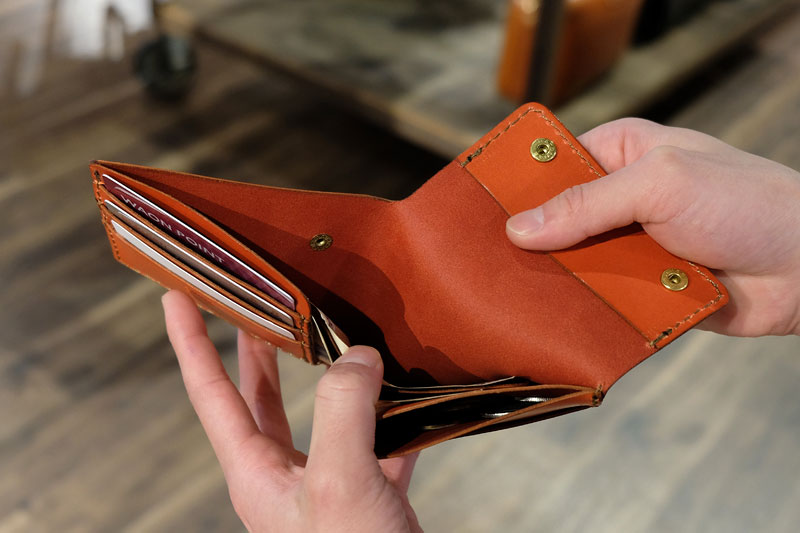 平ら財布 お札入れ