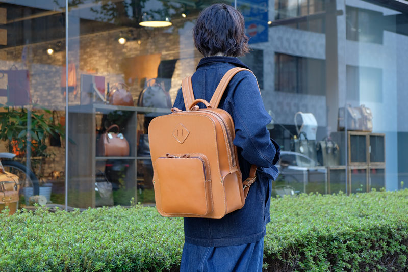 パフトゥリュック メンズ着用