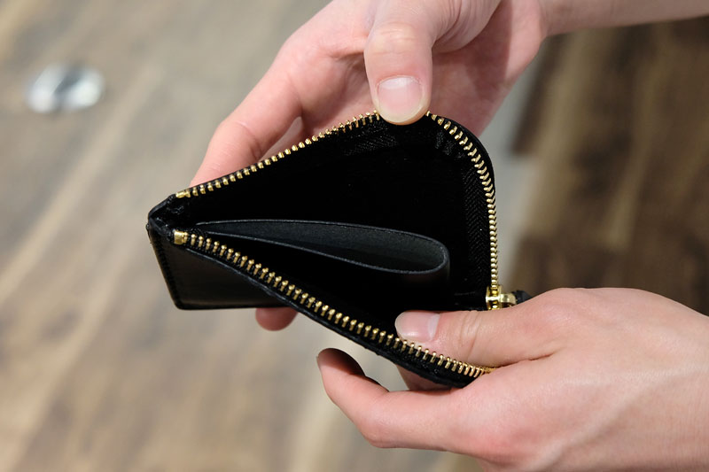 L字ファスナーミニ財布(KK-38) オープン