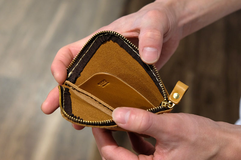 仕切り付きミニ財布(KK-2) オープン