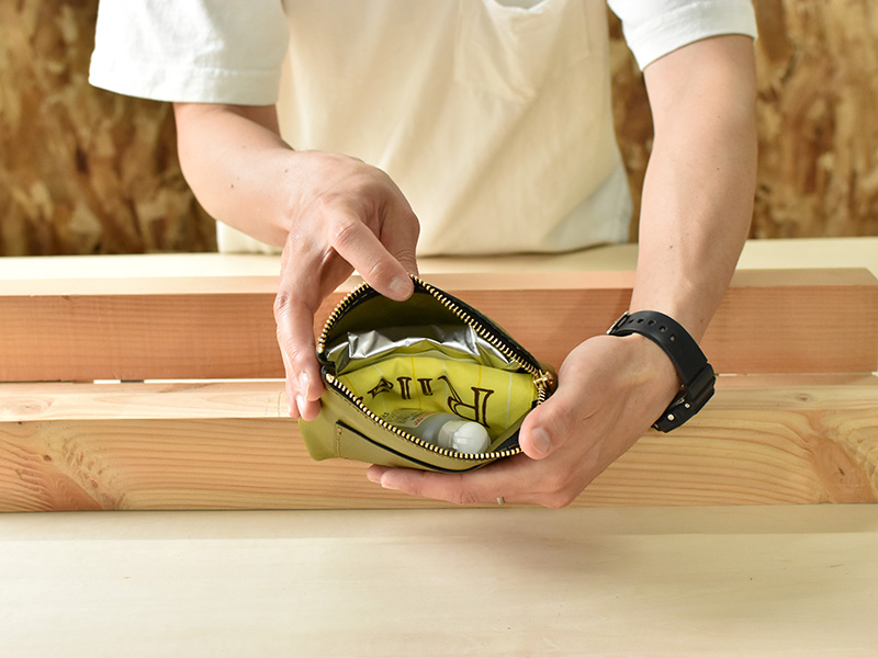 マチ付きポーチ(KF-114)Sサイズ収納6