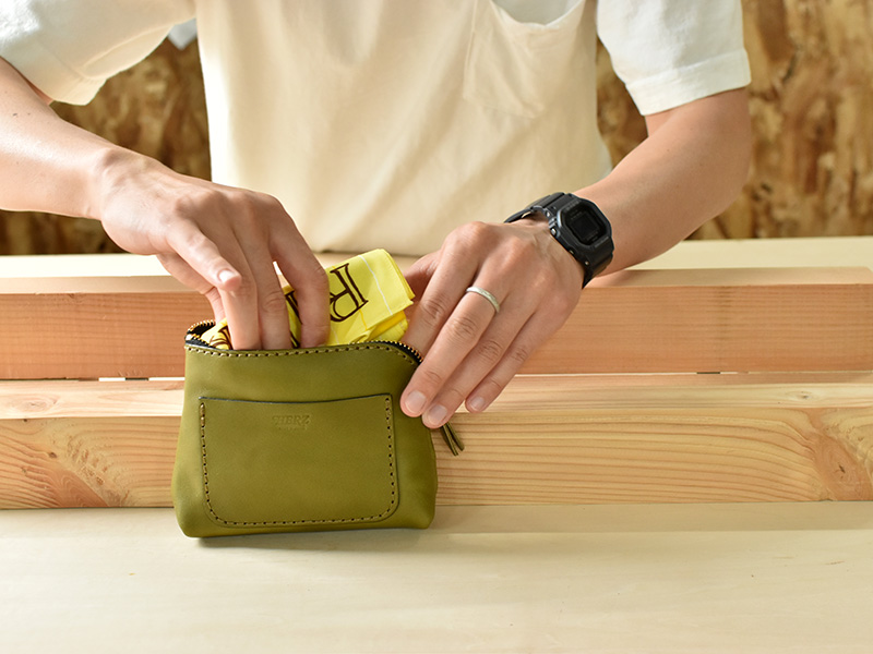 マチ付きポーチ(KF-114)Sサイズ収納4