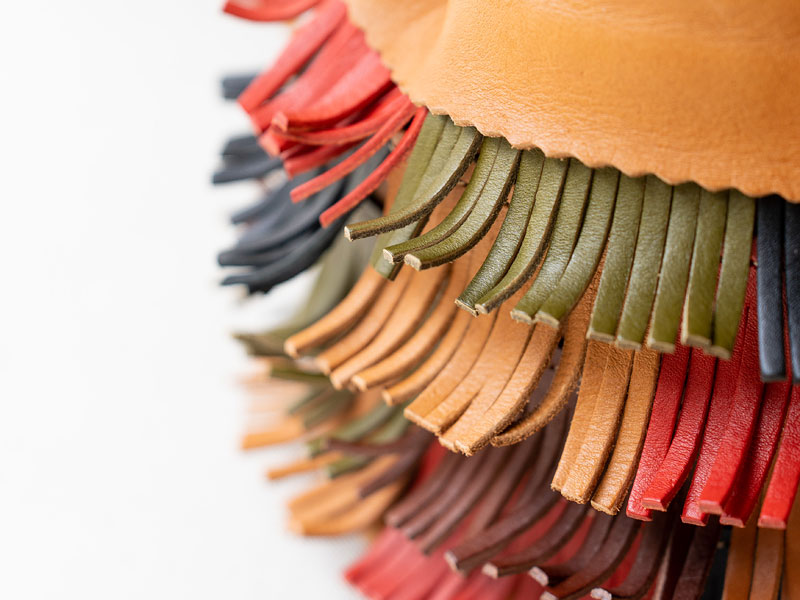 フリンジトート マルチカラー