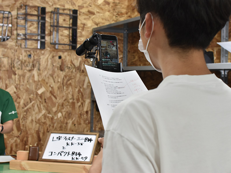 オンラインショップインスタライブの様子(斎藤、土屋)2