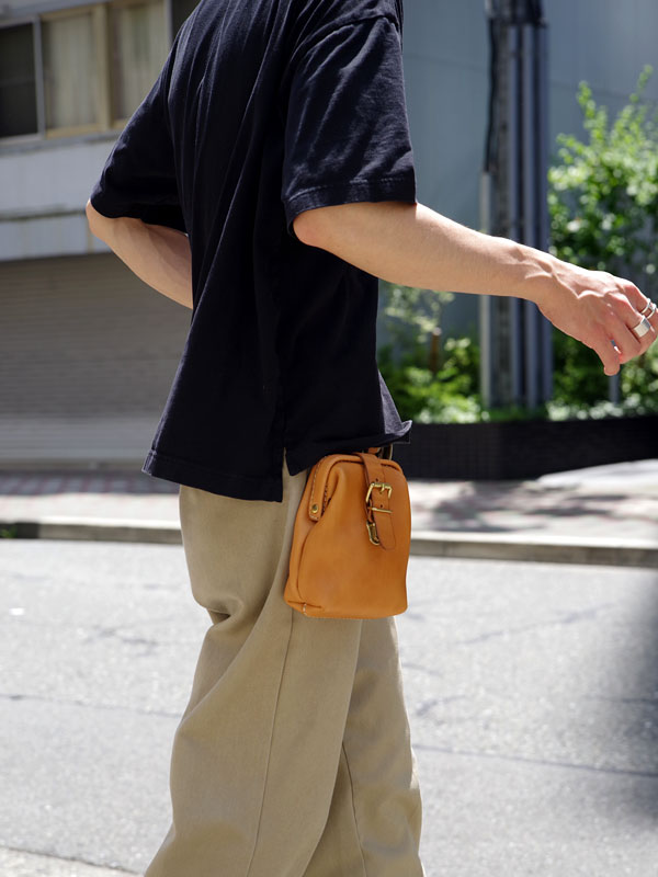 口枠ベルトポーチ(E-40) メンズ着用3