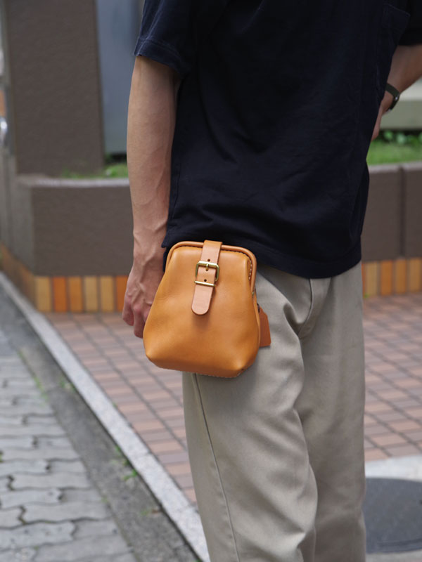 口枠ベルトポーチ(E-40) メンズ着用2