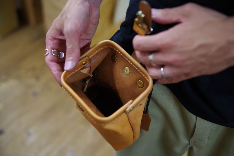 口枠ベルトポーチ(E-40) オープン2