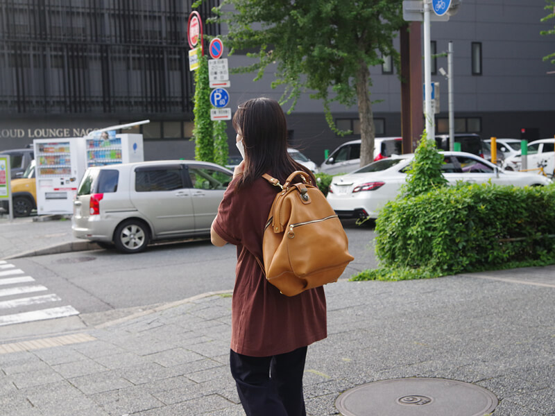 ビジネスリュックとカジュアルリュックのお話 わんぱくリュック(R-144) 2