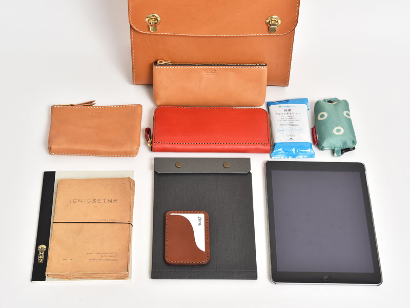 丸大おこしのハンドバッグ(RE-2208)　収納例