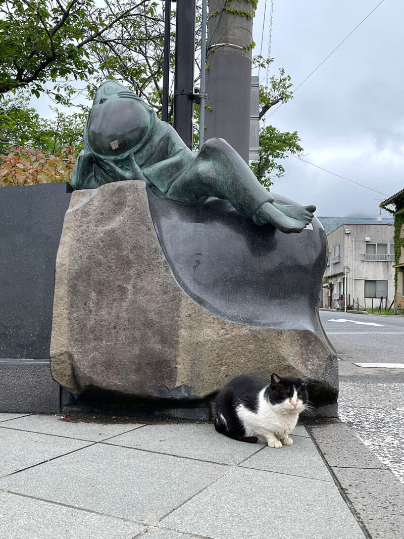 水木しげるロードの銅像2