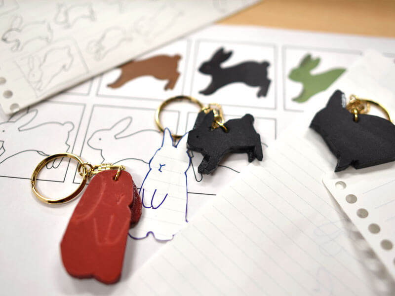 試作キーホルダー1