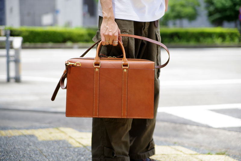 仕切り付きビジネスバッグ(AI-2318) メンズ手持ち