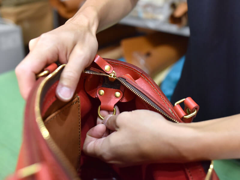 ファスナートートのDカン