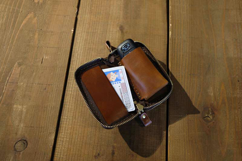 ダブルファスナーキーケース(AI-2335) 収納例