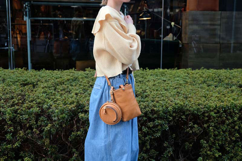 まんまるポシェット(AI-2324) ひっかけて着用