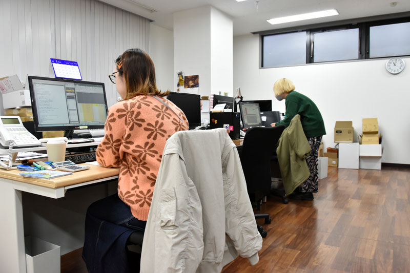 NET工房 事務所の様子
