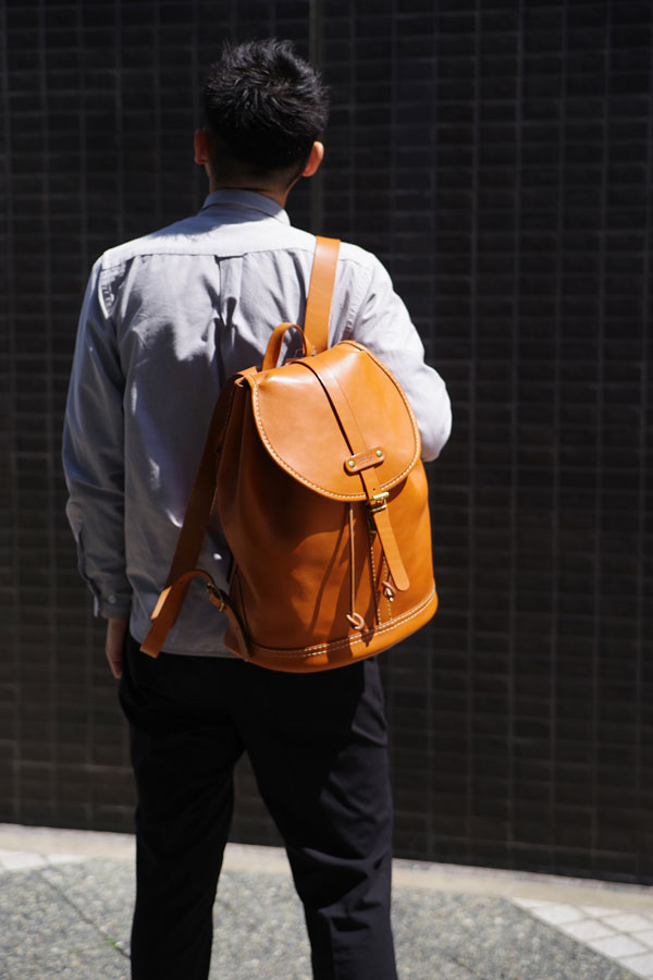 1本ベルトリュック(R-5) メンズ着用4