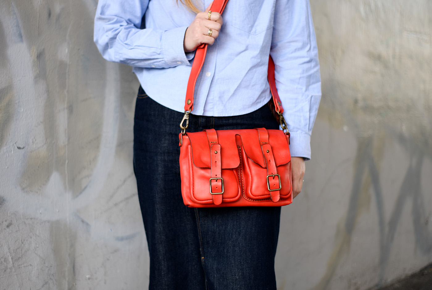 ヒコーキのりショルダー(WH-603)レッド