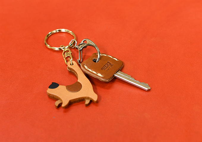 革製キーカバー使用例2