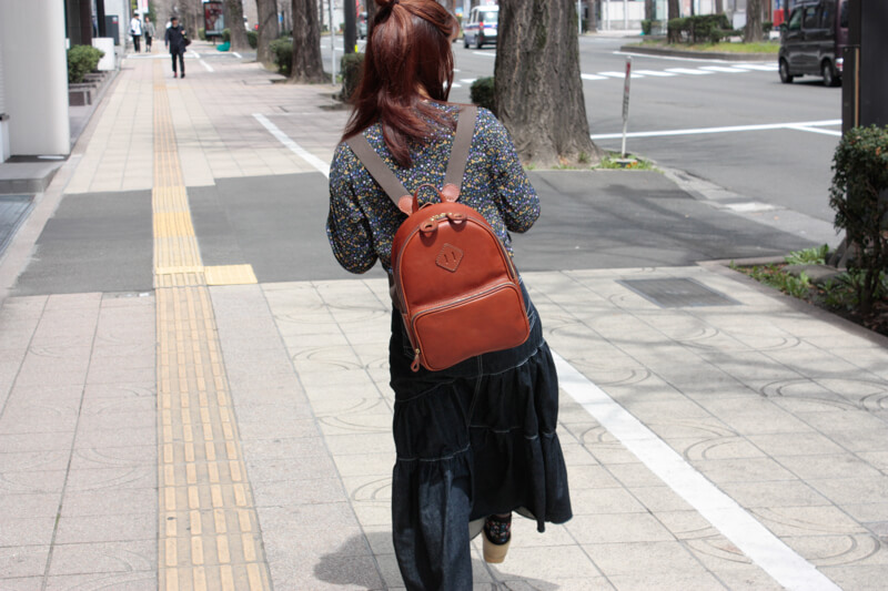 ツーエンリュック(BE-2543)着用イメージ