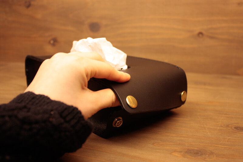 ティッシュケースの使い方