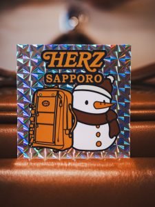 札幌店限定のキラキラステッカー